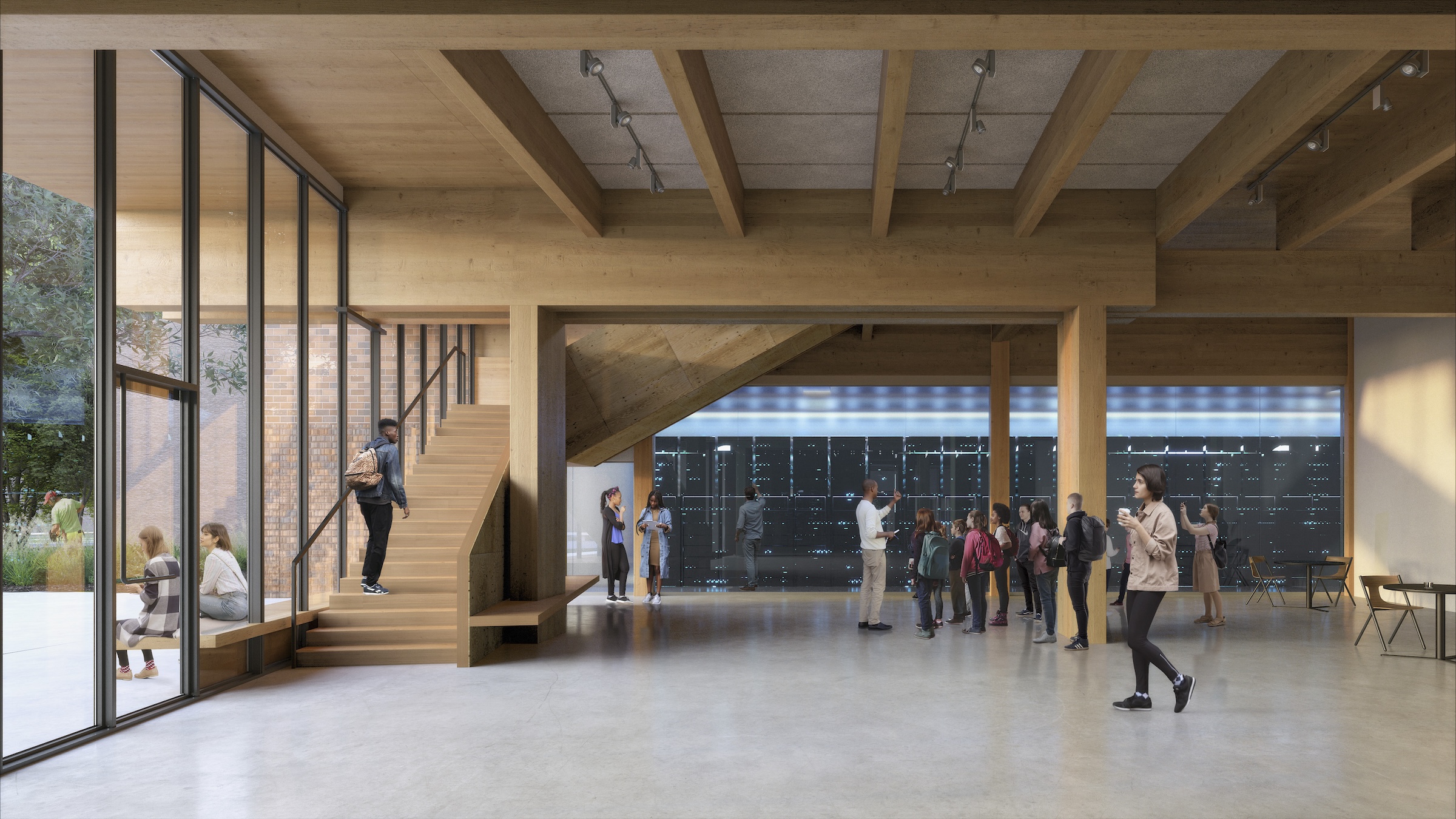 Jen-Hsun Huang and Lori Mills Huang Collaborative Innovation Complex at Oregon State University aims to be the first all-mass-timber lab meeting rigorous vibration criteria, design by ZGF