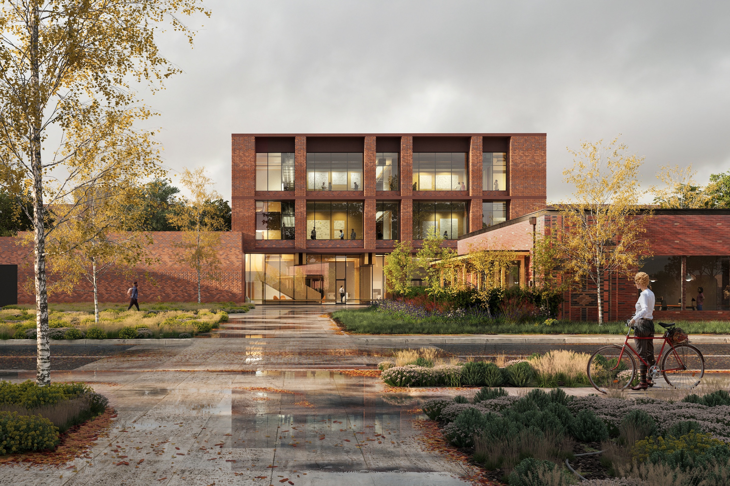 Jen-Hsun Huang and Lori Mills Huang Collaborative Innovation Complex at Oregon State University aims to be the first all-mass-timber lab meeting rigorous vibration criteria, design by ZGF