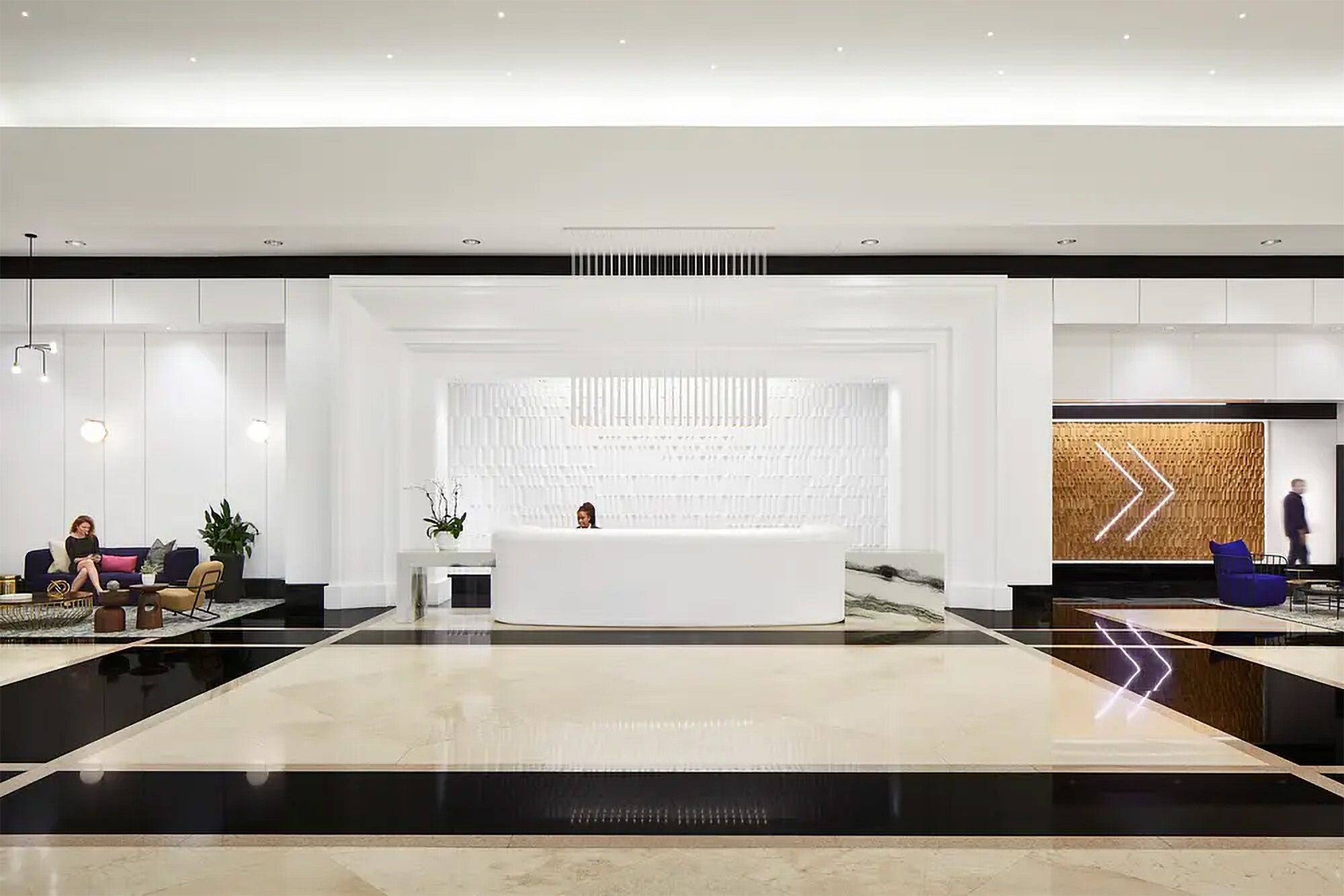 Parkway Properties Brickell lobby desk