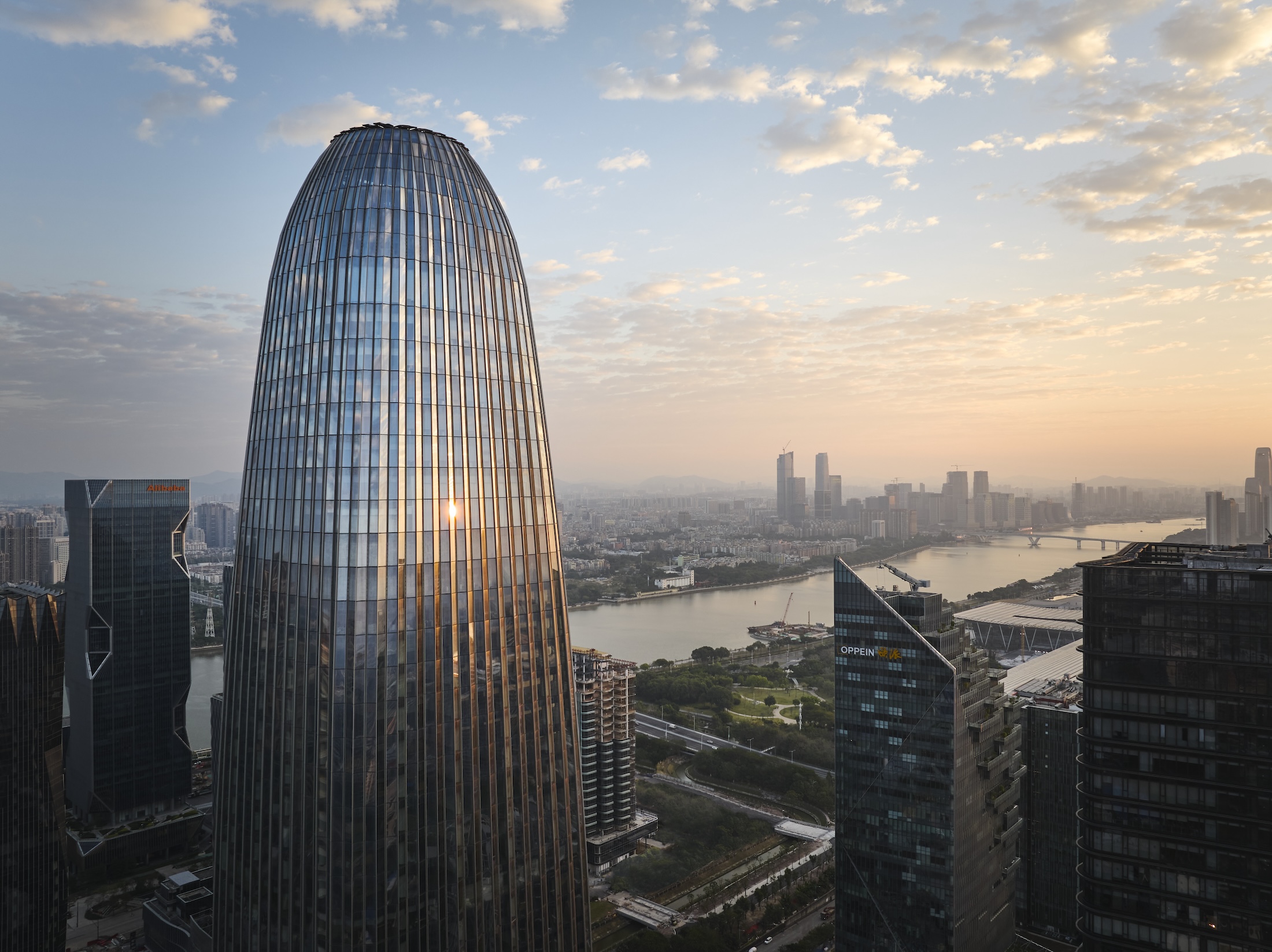 Star River Headquarters, designed by SOM. Photo by Seth Powers, courtesy SOM 