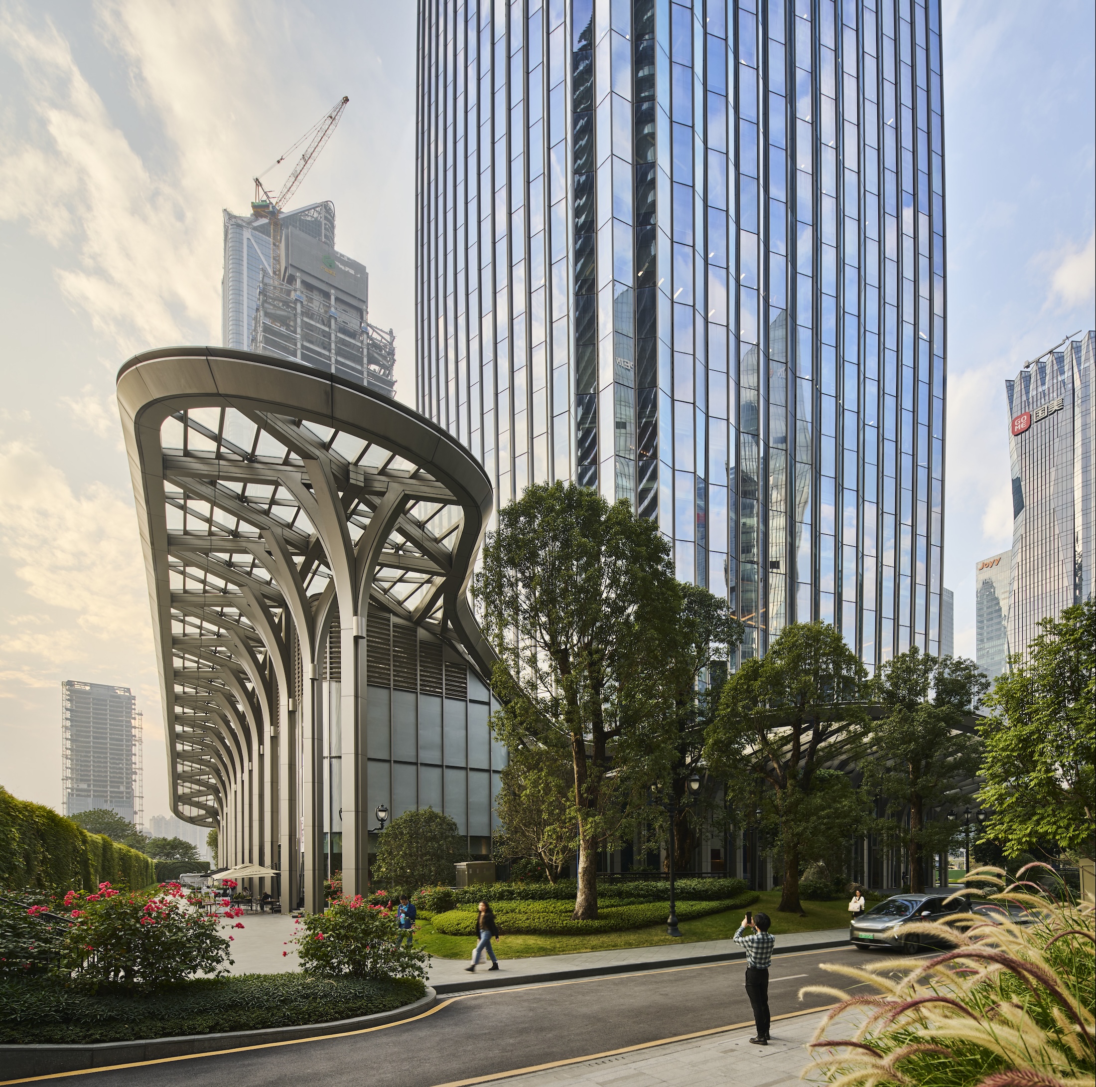 Star River Headquarters, designed by SOM. Photo by Seth Powers, courtesy SOM 