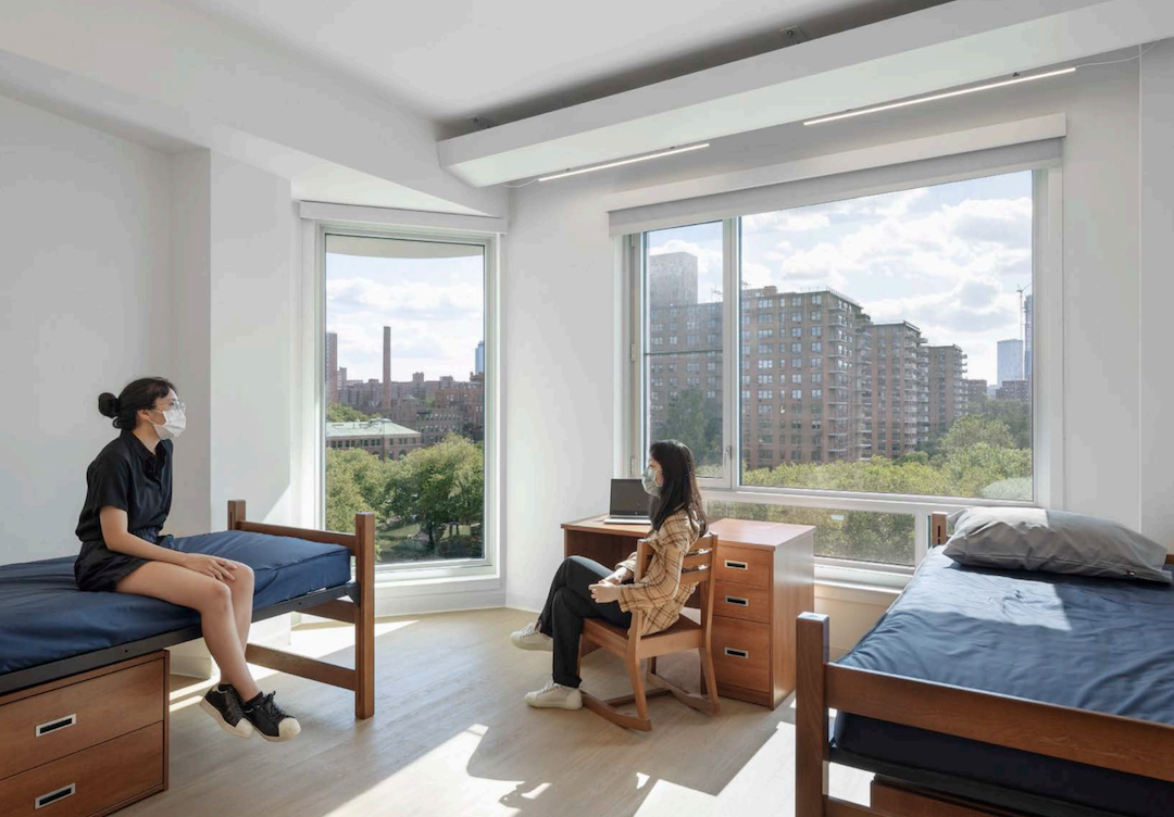 Pratt Institute Residence Hall student room