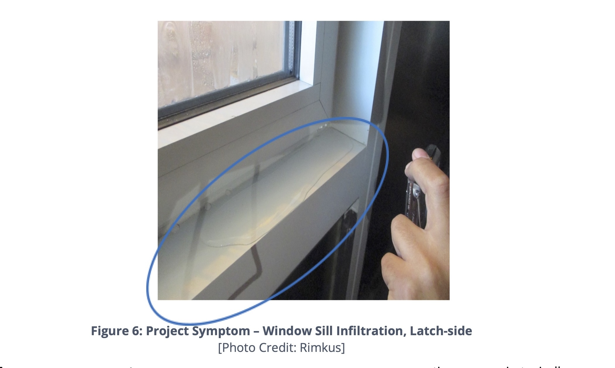 7 steps to investigating curtain wall leaks, Photo courtesy Rimkus