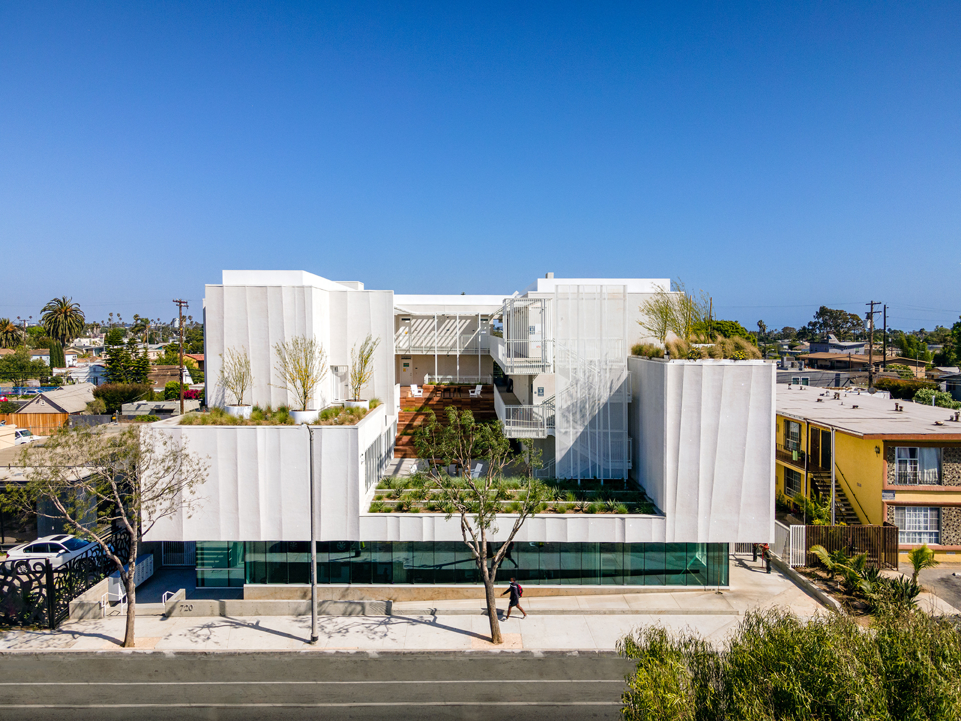 Rose Apartments Brooks and Scarpa architects All images courtesy Brooks + Scarpa 