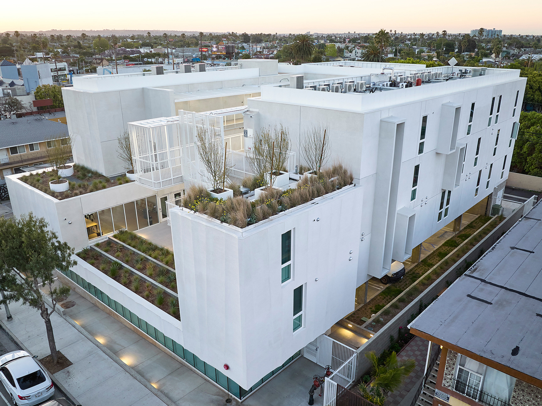 Rose Apartments Brooks and Scarpa architects All images courtesy Brooks + Scarpa 