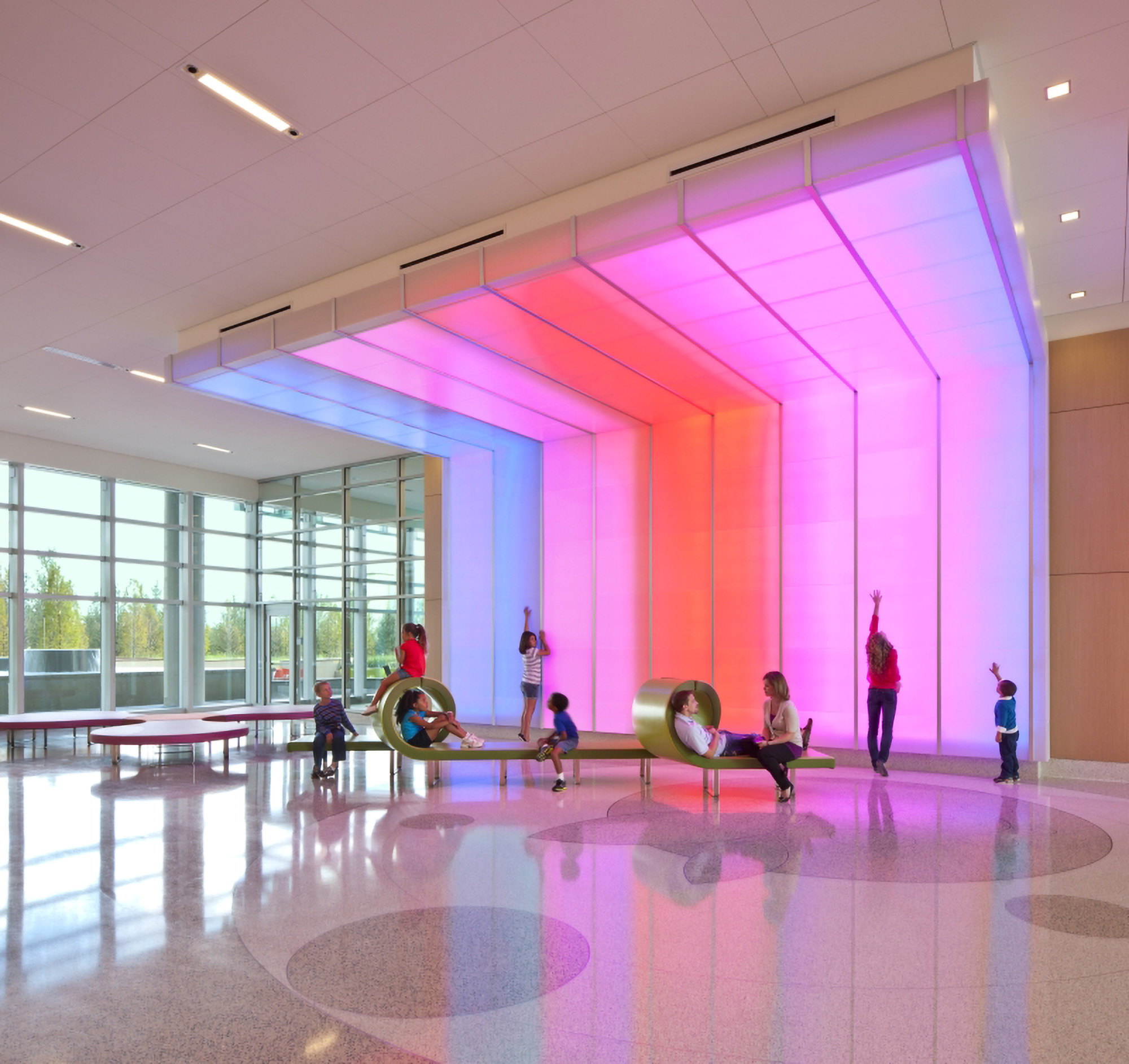 Nemour's Orlando Children's Hospital. Photography by Jonathan Hillyer.