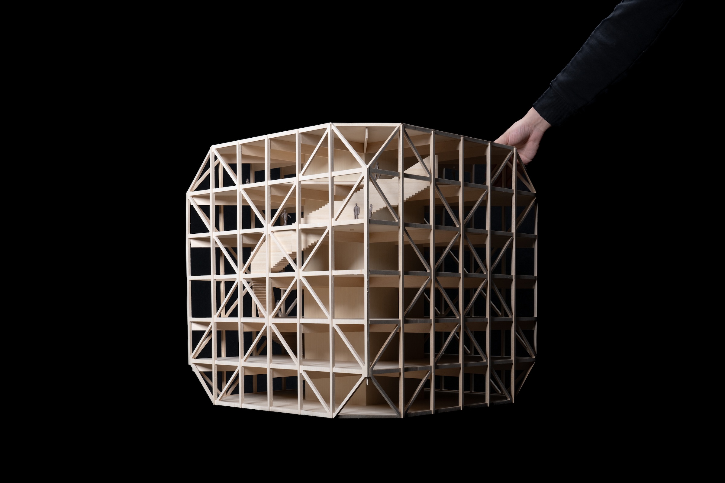 BIG designs mass timber Makers’ KUbe for the University of Kansas School of Architecture & Design