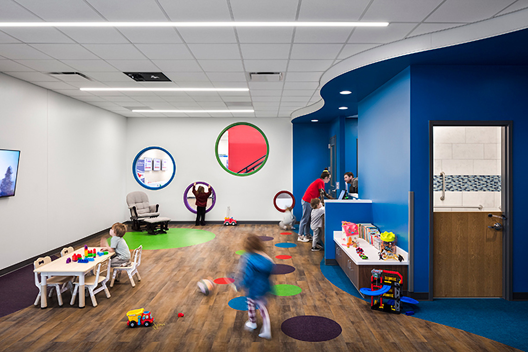 Kindergarten classroom space North Scott YMCA