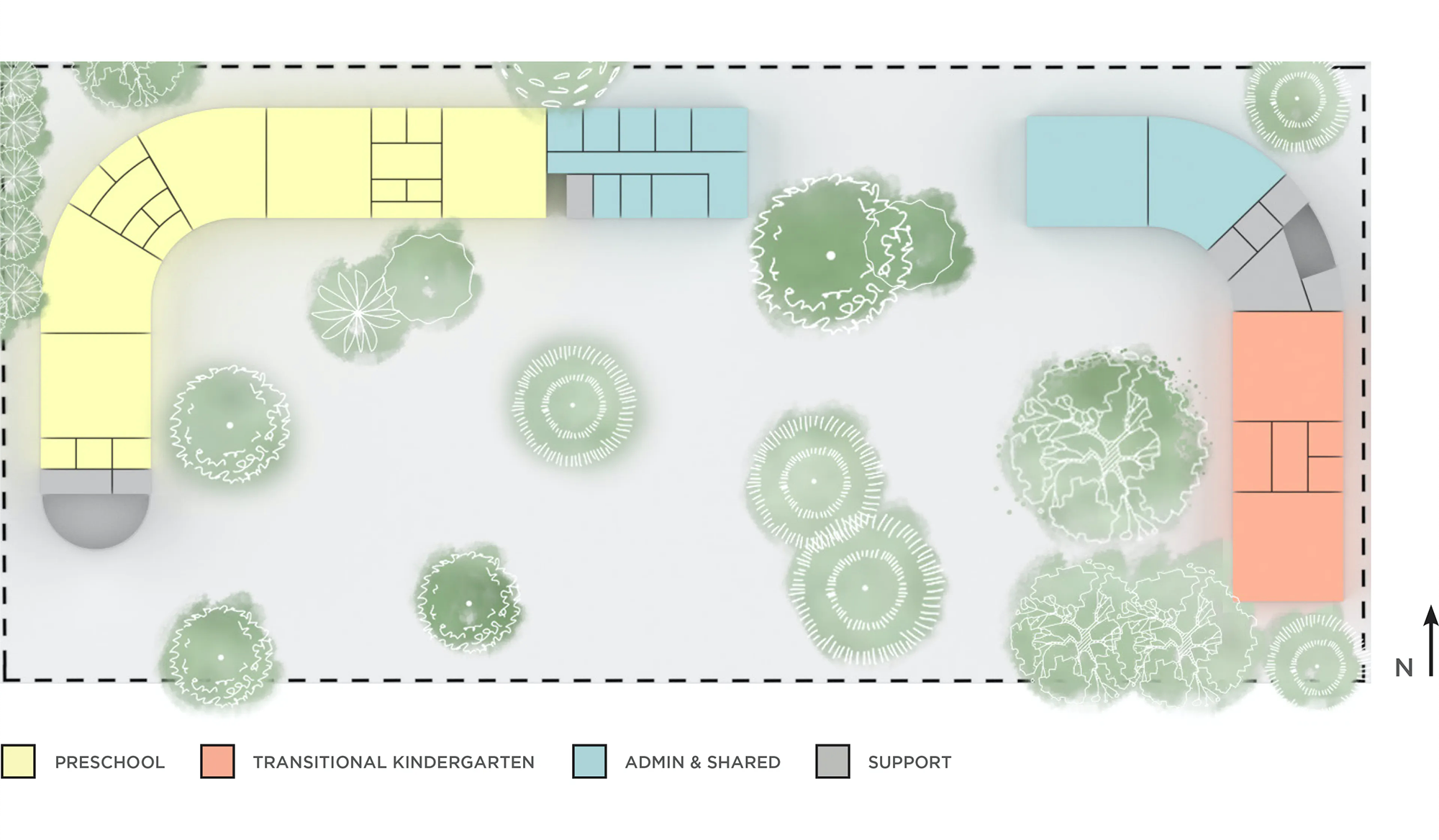 Building program diagram top-down