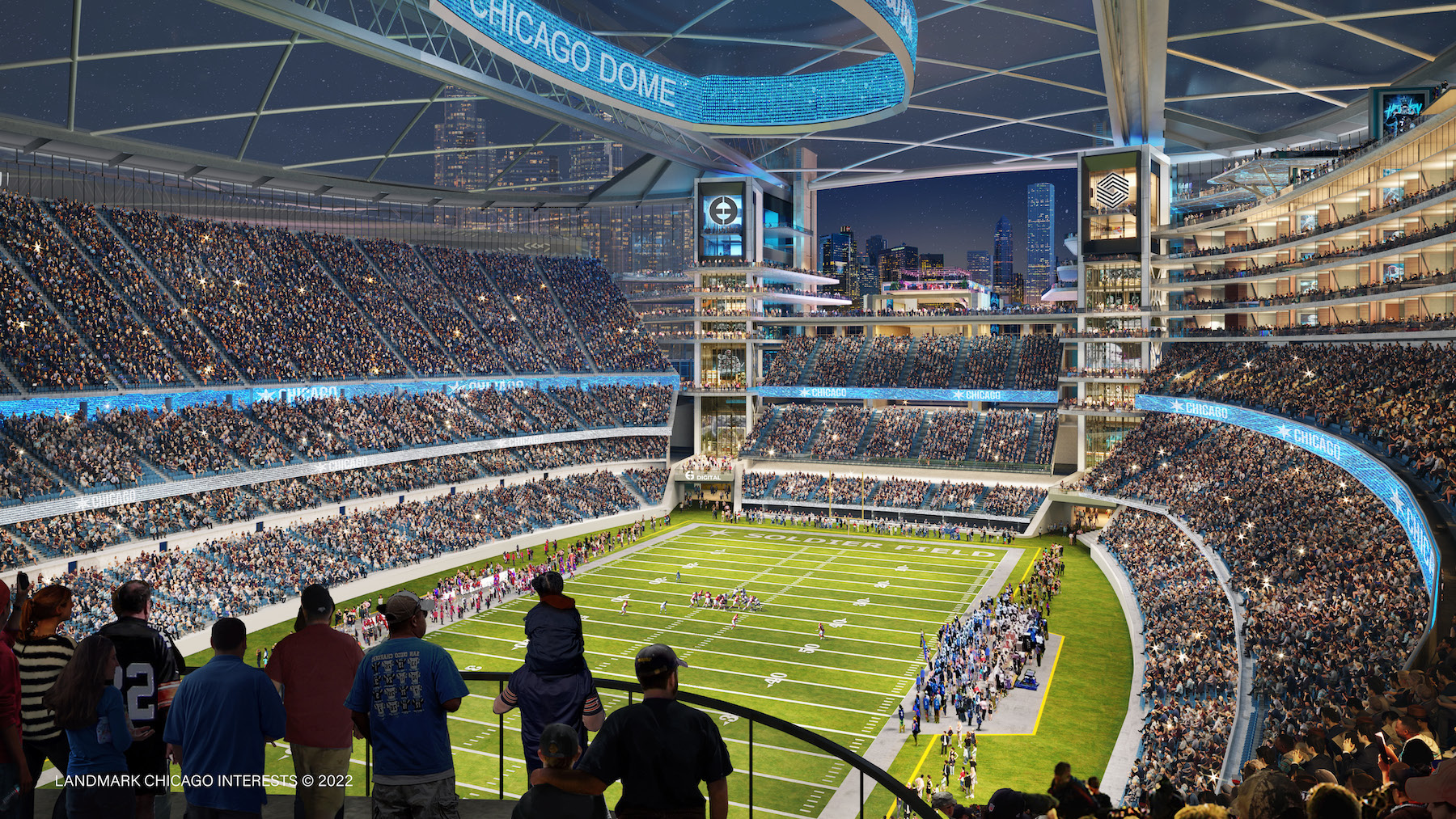 Soldier Field Dome Design Concept