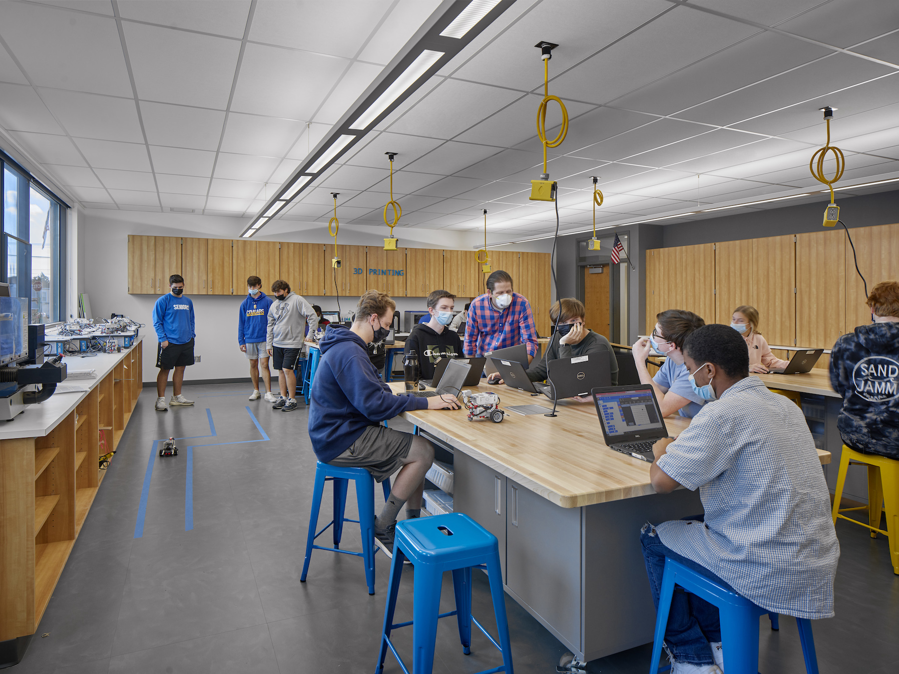 One of the school's collaborative areas.