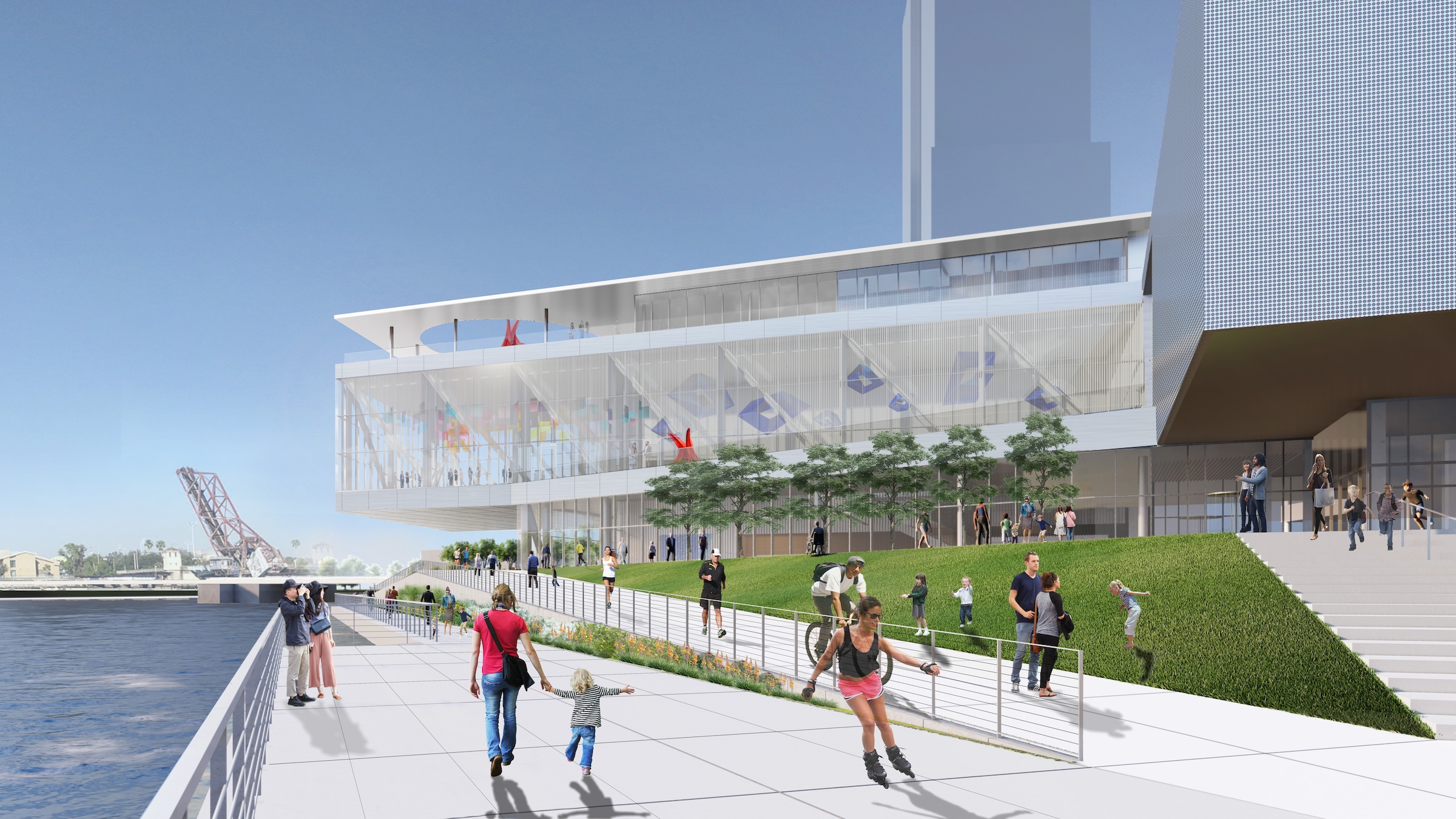 The Tampa Museum of Art will soon undergo a $110 million expansion Rendering courtesy Tampa Museum of Art