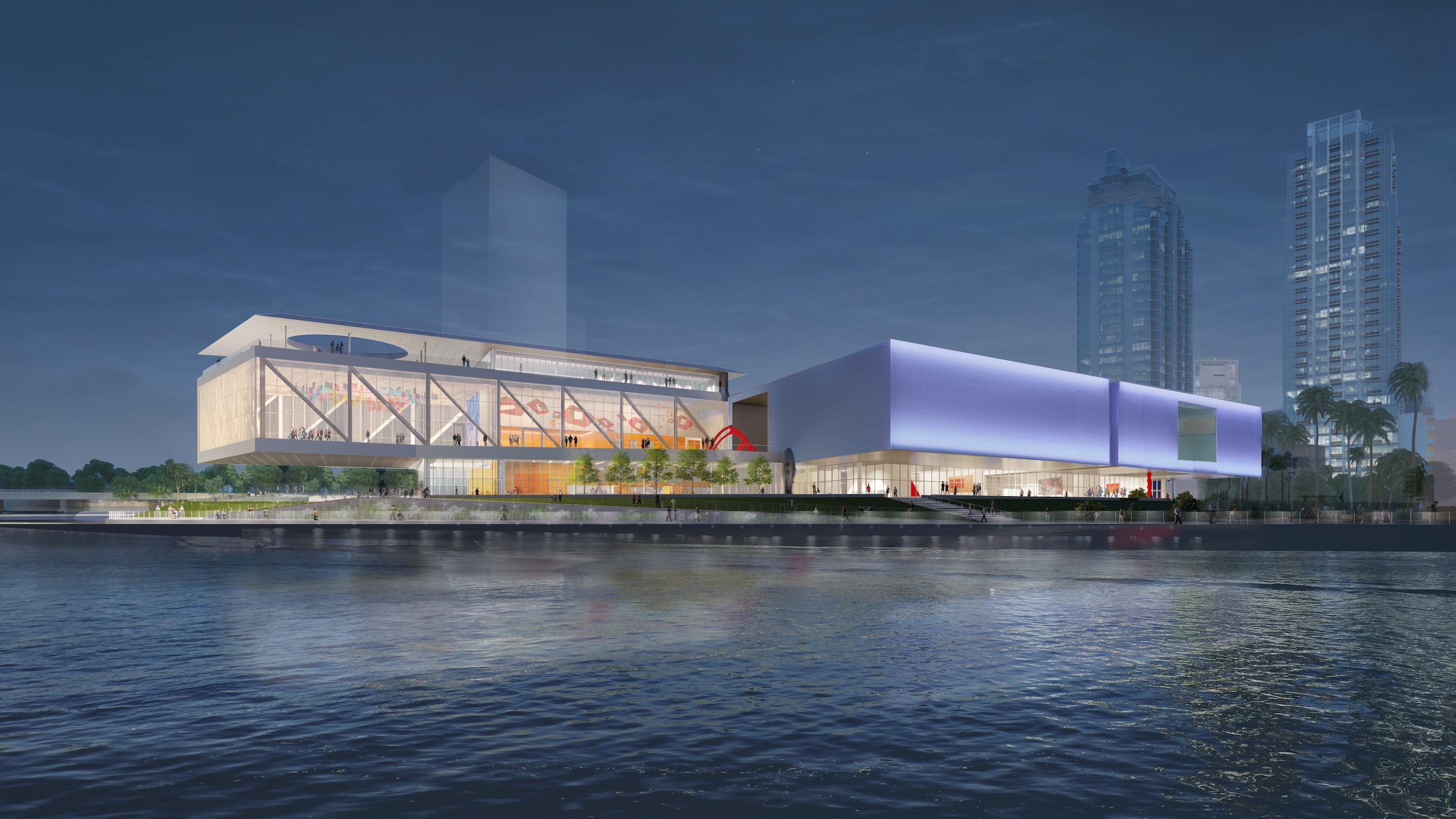 The Tampa Museum of Art will soon undergo a $110 million expansion Rendering courtesy Tampa Museum of Art