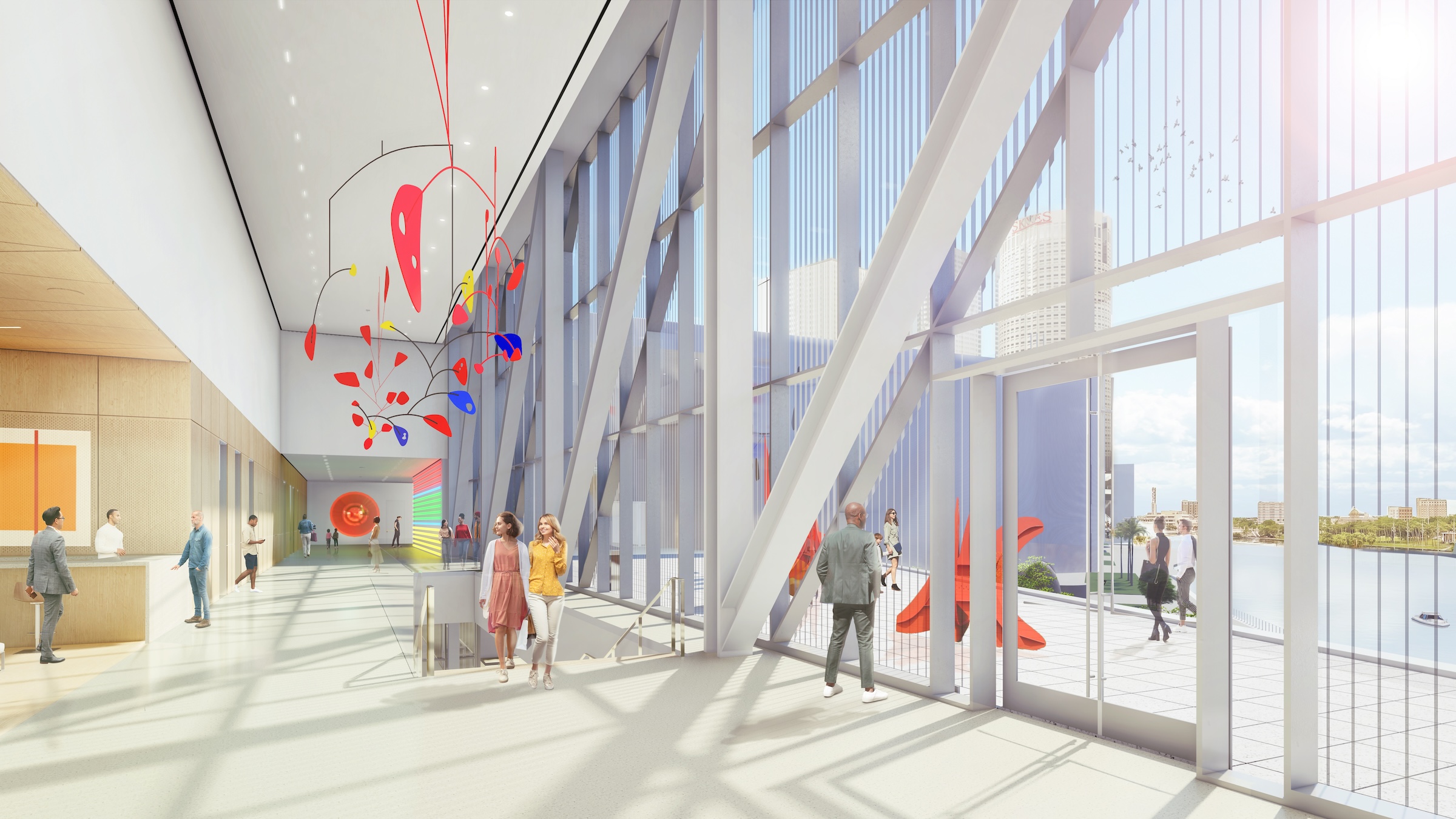 The Tampa Museum of Art will soon undergo a $110 million expansion Rendering courtesy Tampa Museum of Art