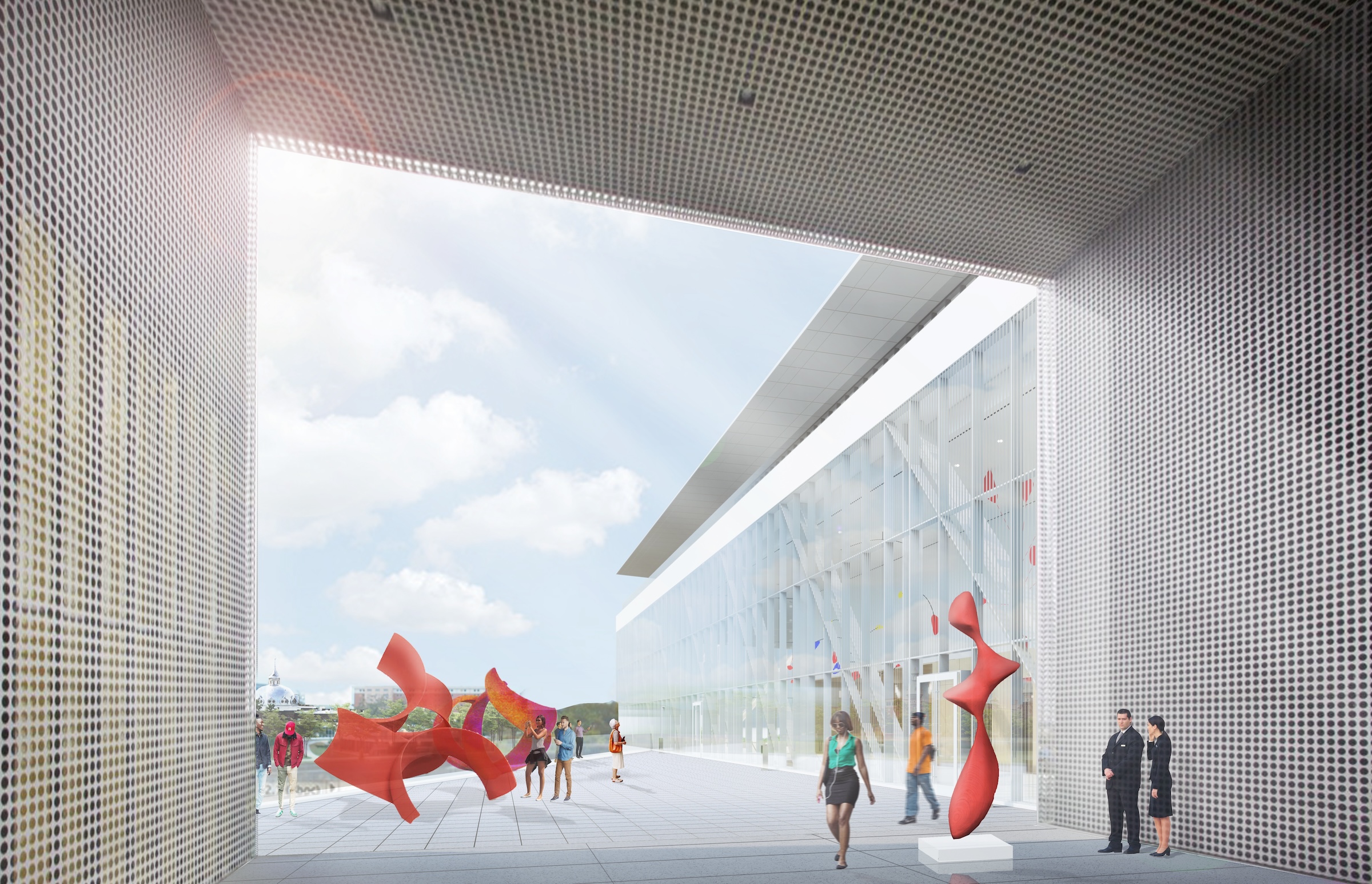 The Tampa Museum of Art will soon undergo a $110 million expansion Rendering courtesy Tampa Museum of Art