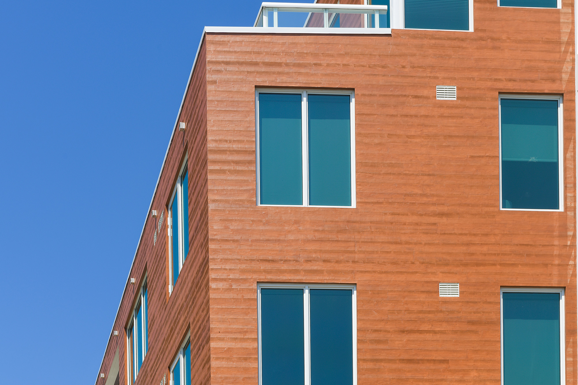 Seaside condos exterior facade