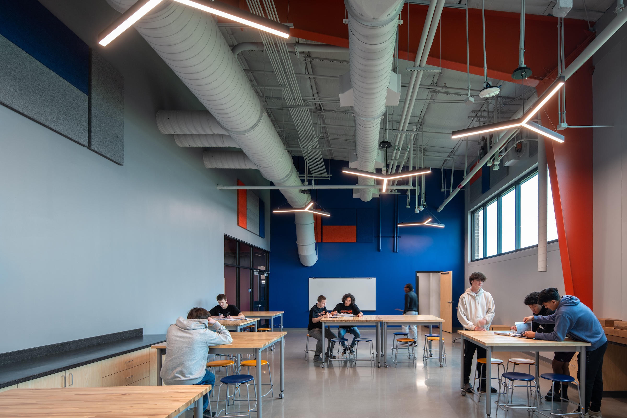 ISD Marathon STEM and Robotics Center, Photo courtesy Pfluger Architects