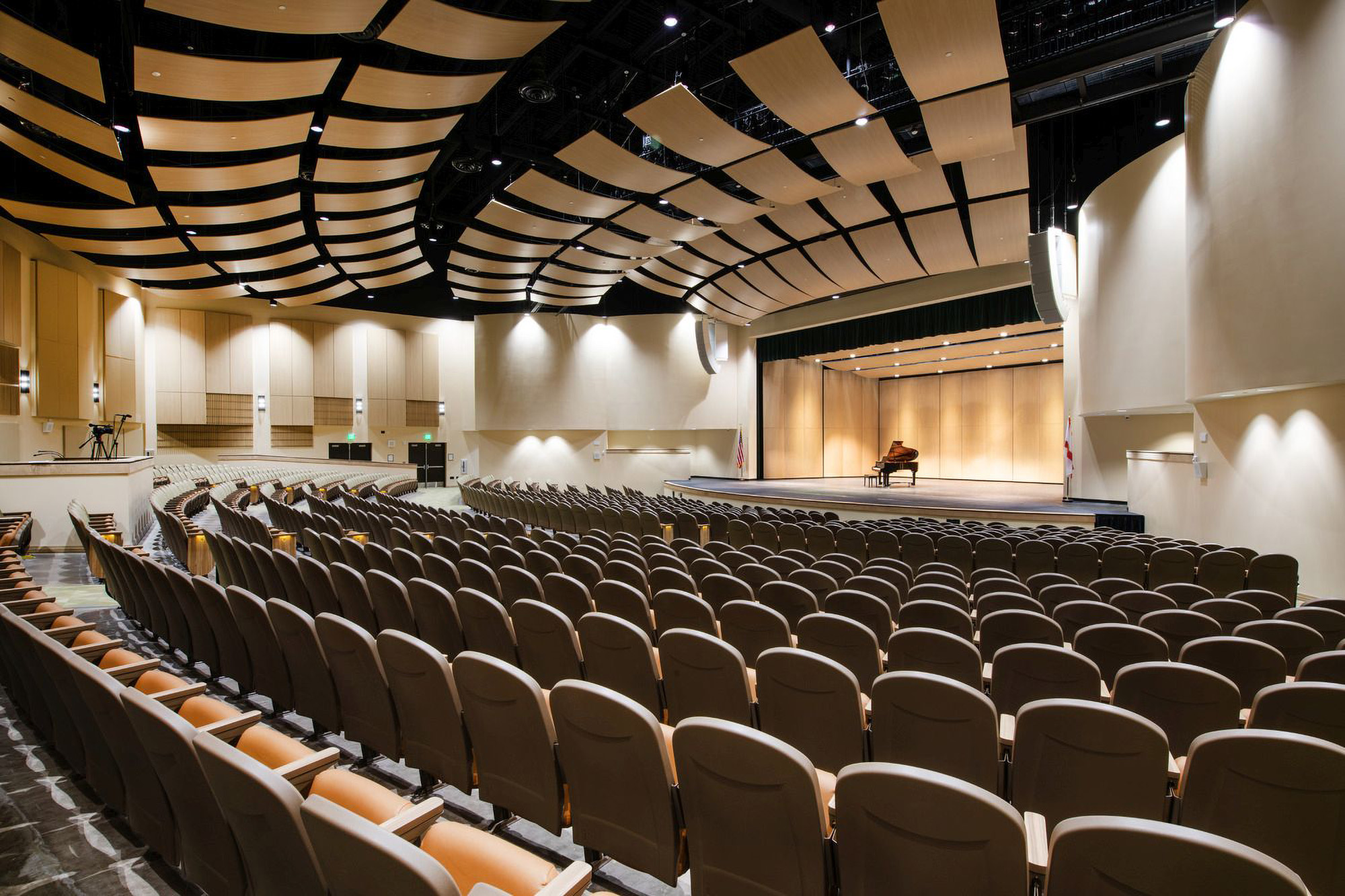 Education facility in retirement community auditorium