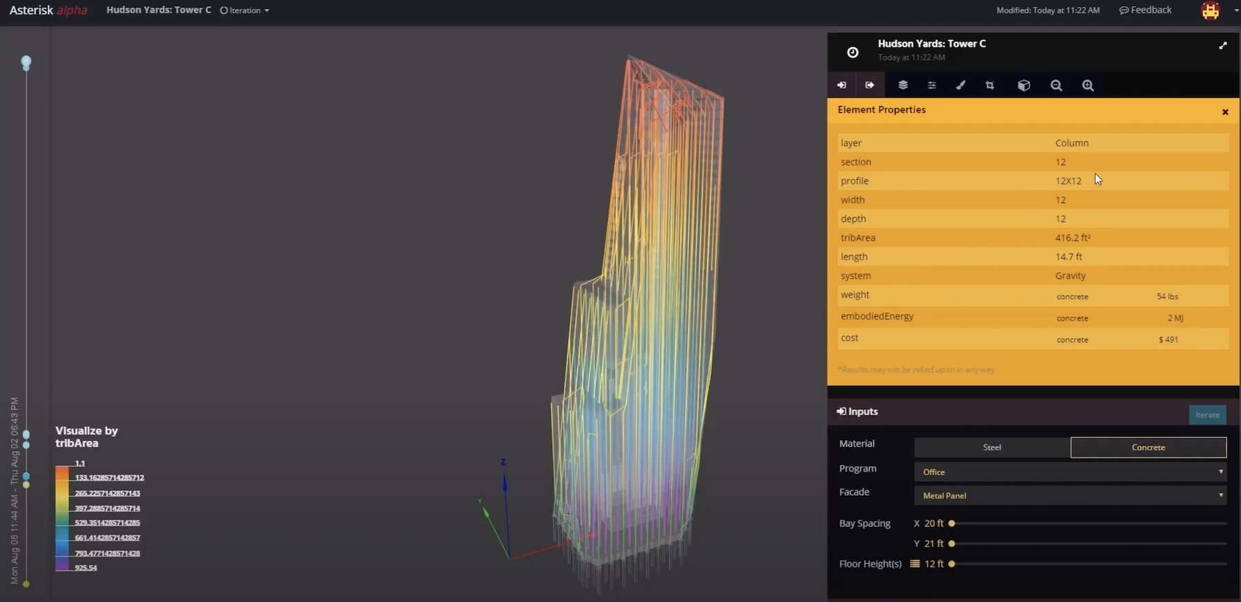 Asterisk virtually calculates the cost and energy use of buildings.