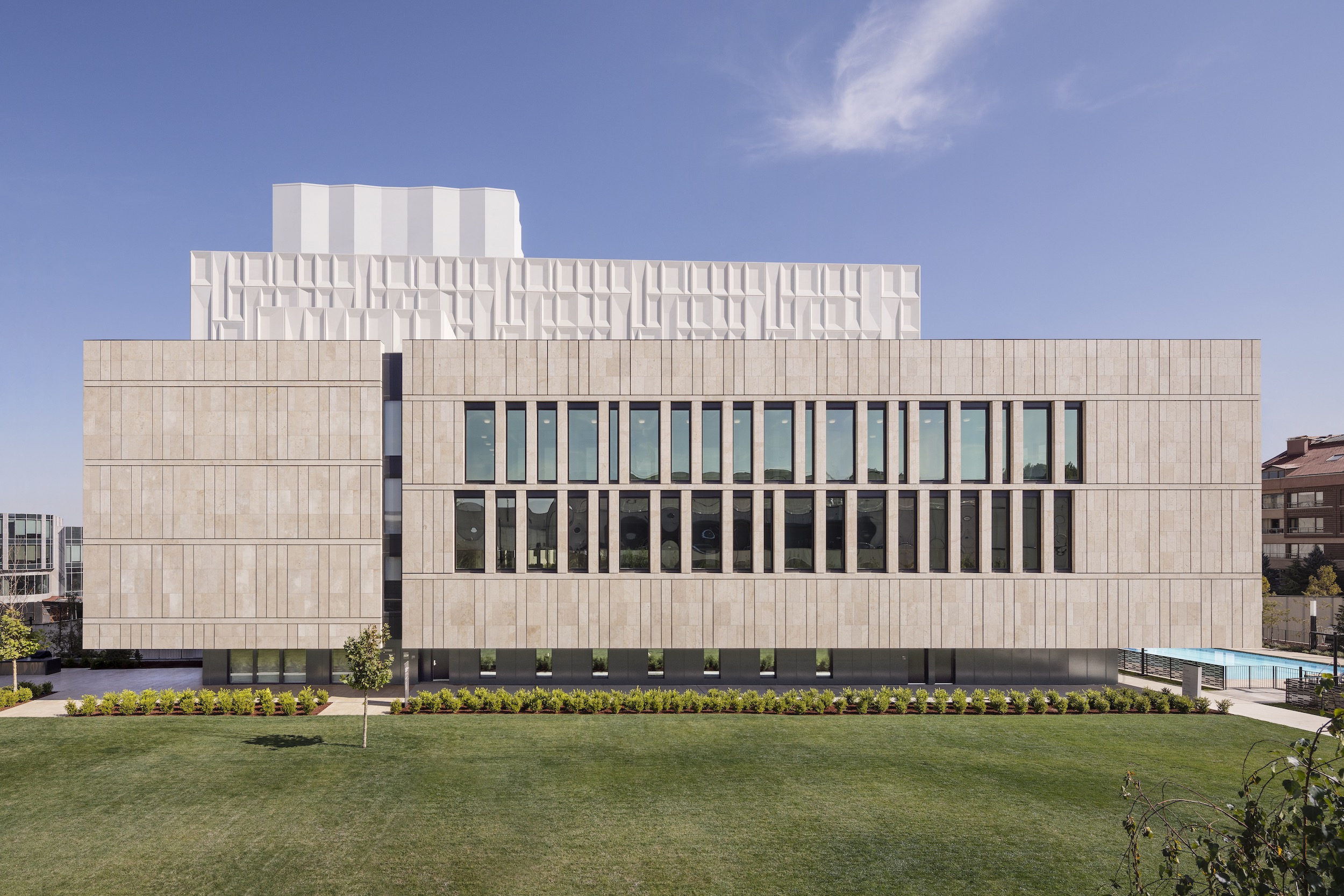 U.S. Embassy in Ankara, Turkey, designed by Ennead Architects  Photo: Scott Frances