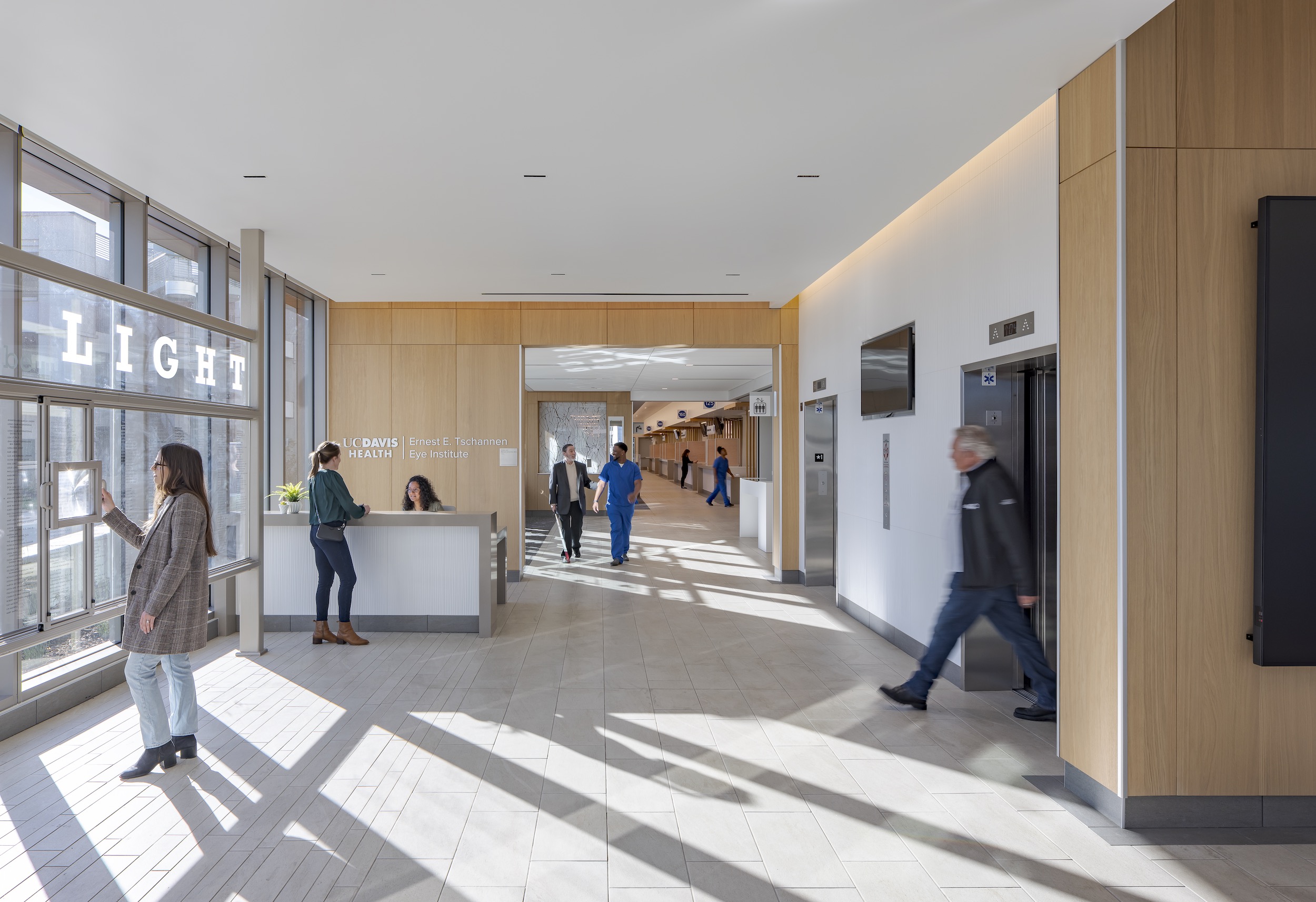 UC Davis Health opens Ernest E. Tschannen Eye Institute Building, designed by HGA, built by McCarthy Building Companies All photos courtesy UC Davis Health