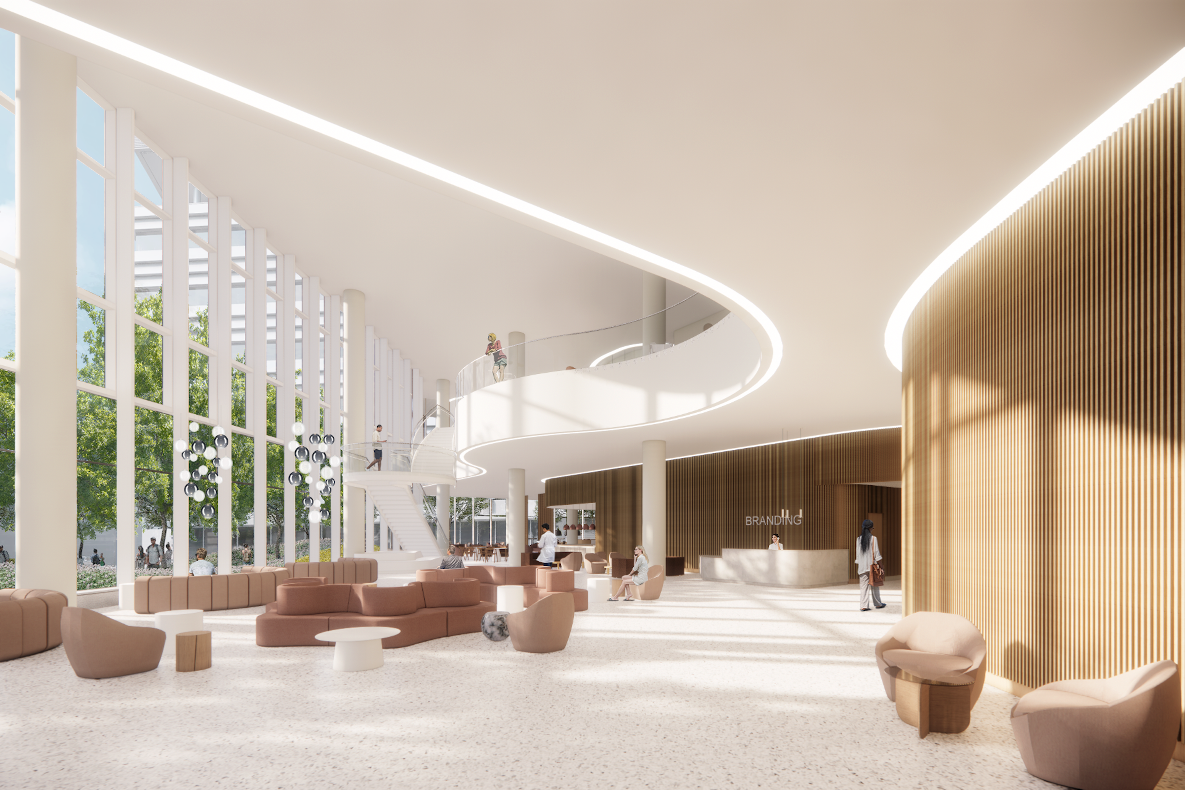 UChicago Medicine first freestanding cancer center Rendering courtesy CannonDesign