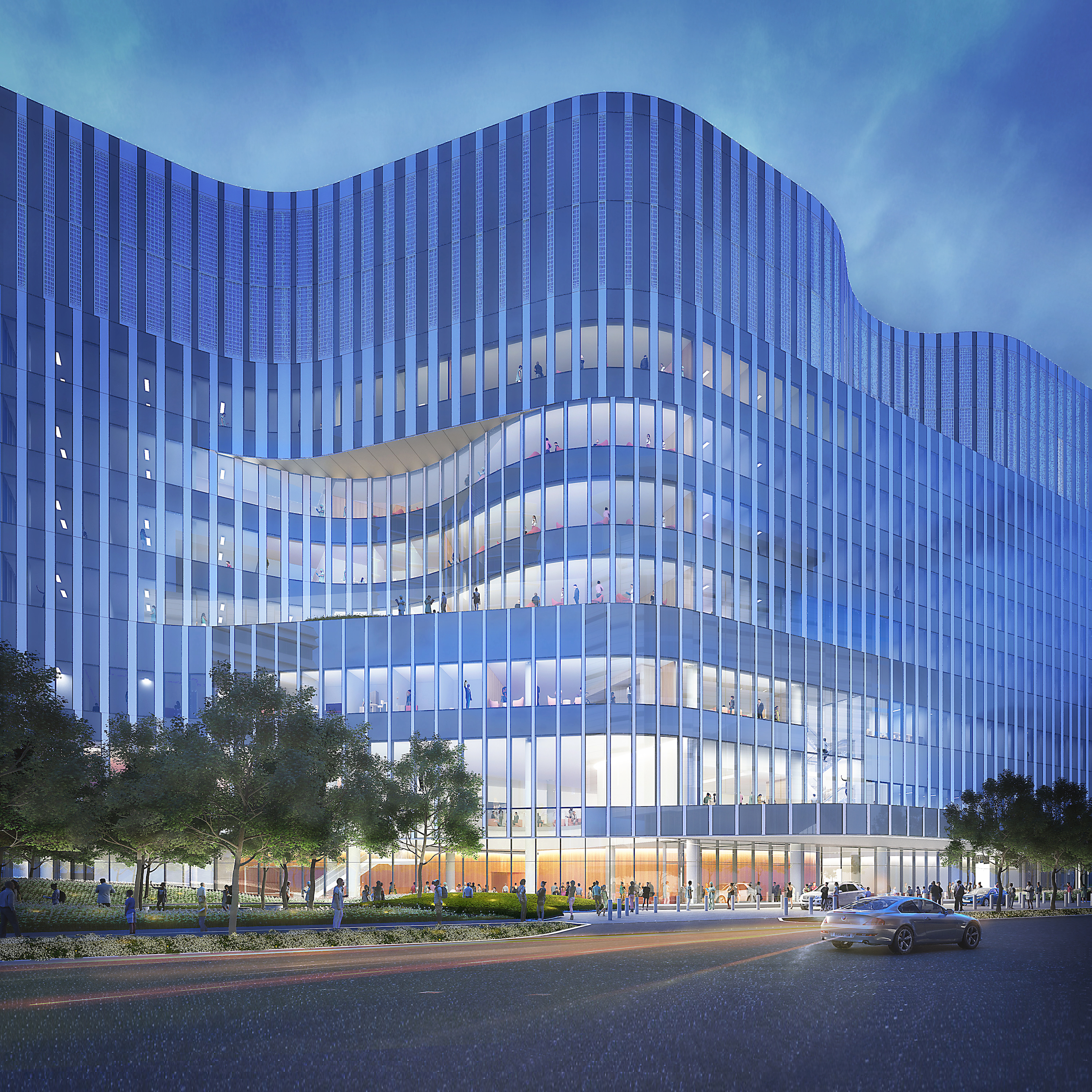 UChicago Medicine first freestanding cancer center Rendering courtesy CannonDesign