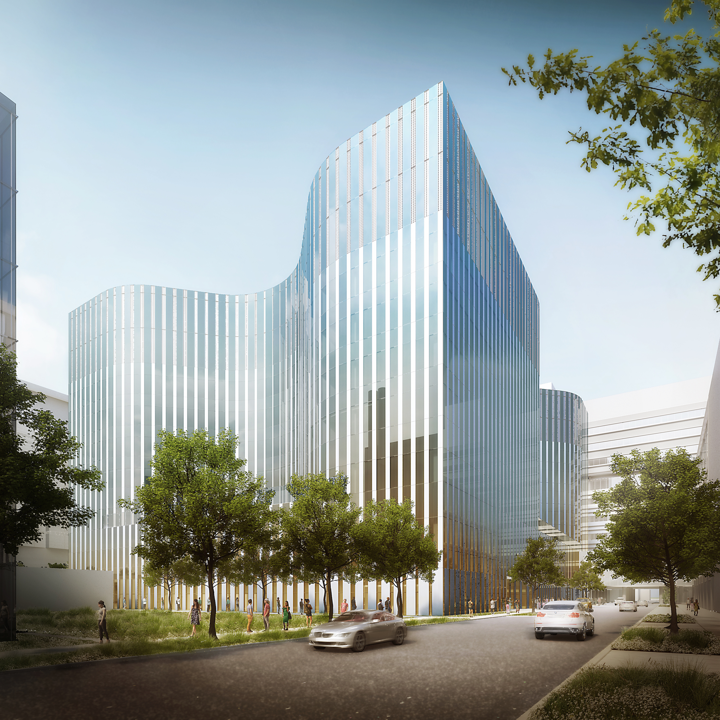 UChicago Medicine first freestanding cancer center Rendering courtesy CannonDesign