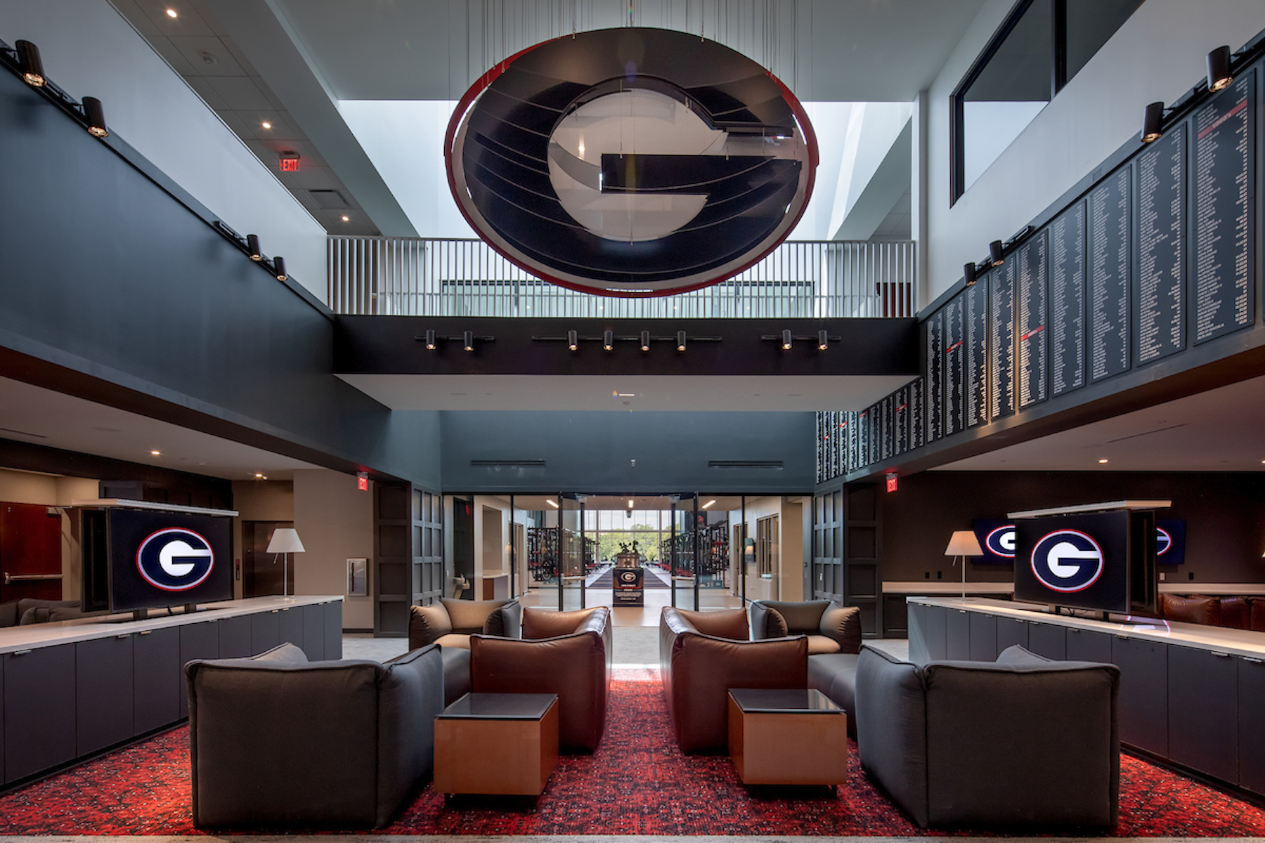 UGA training facility player's lounge int