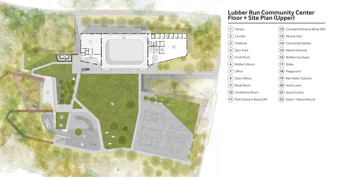 Lubber Run upper floor plan