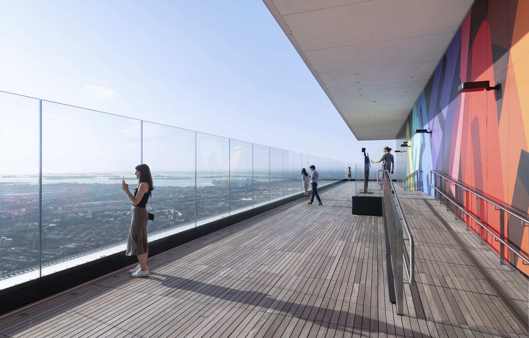 View Boston's outdoor observation deck