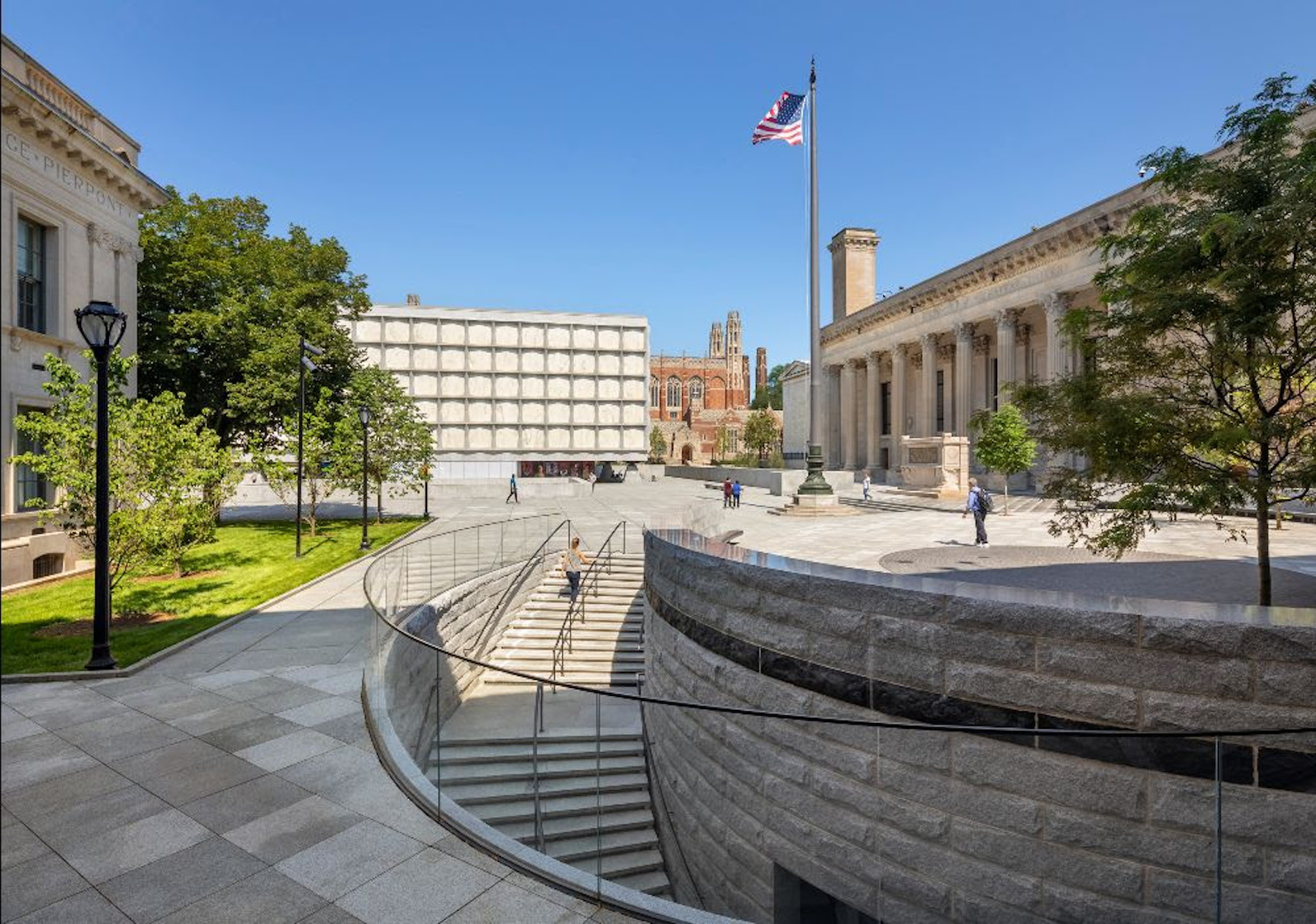 Schwarzman Center outdoor stairway