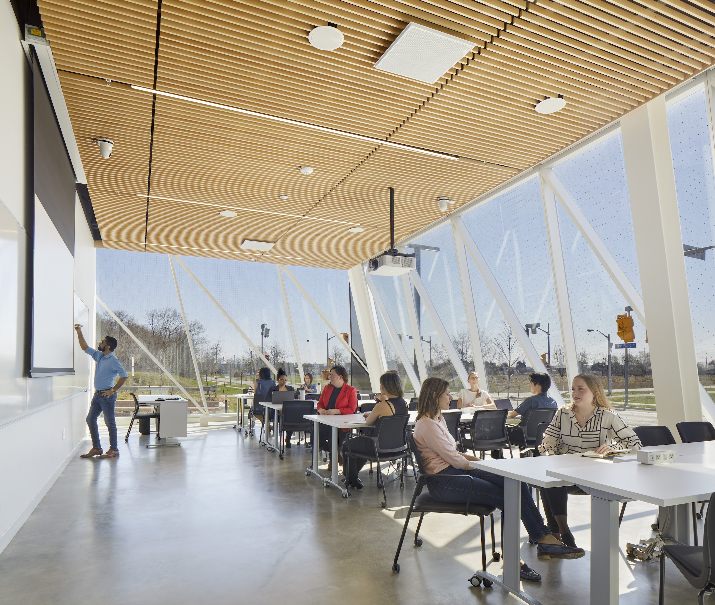 The new York University School of Continuing Studies building will be an architectural landmark for York University. Photo by Perkins&Will