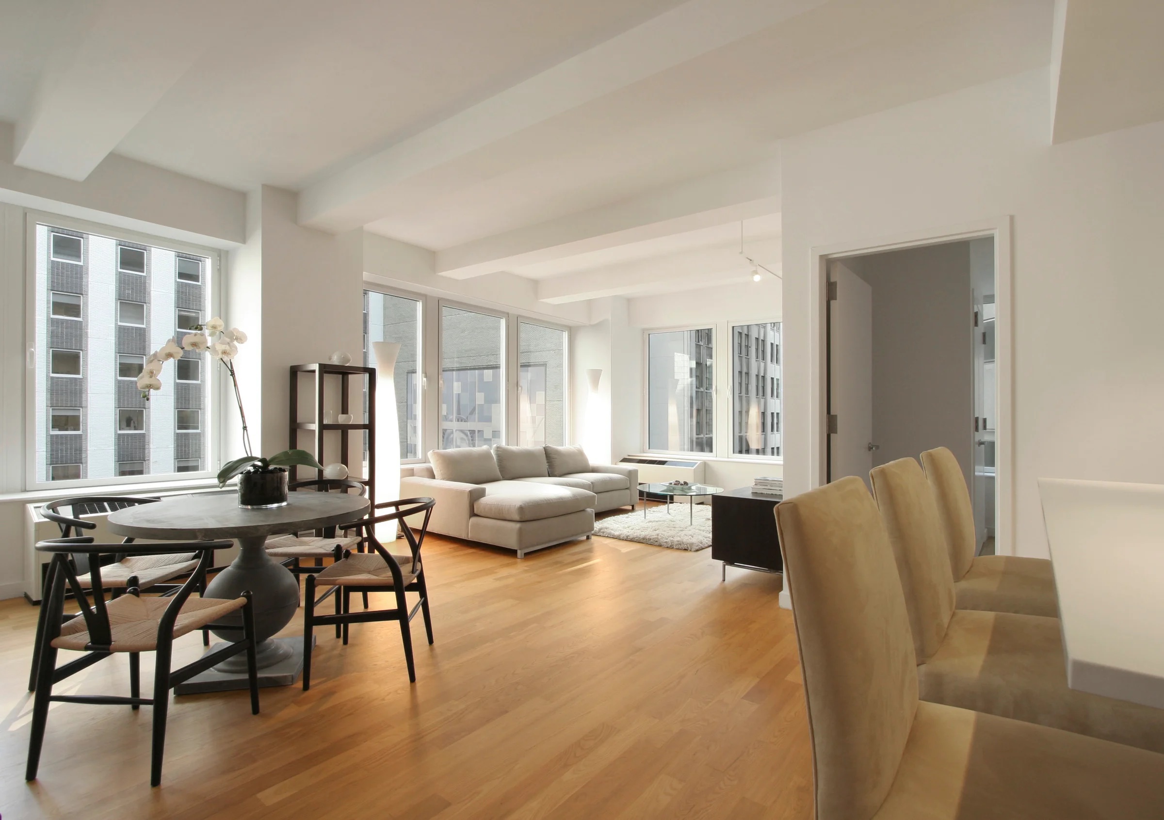 90 William Street condo interior, New York 