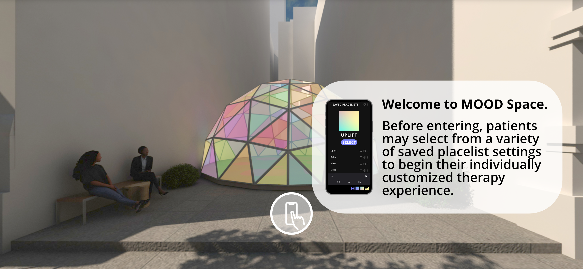 MOOD Space render augmented reality