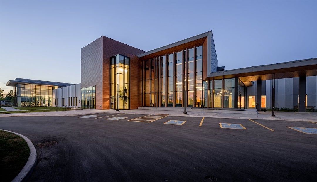 Orleans health hub parking entry