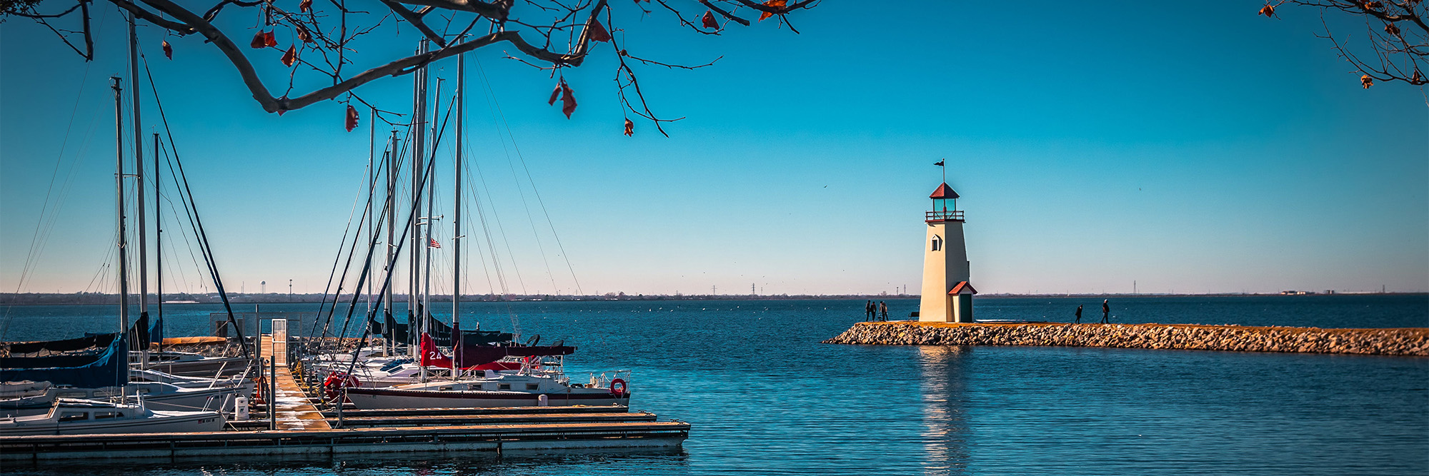 Scenic Shot of Lake Hefner