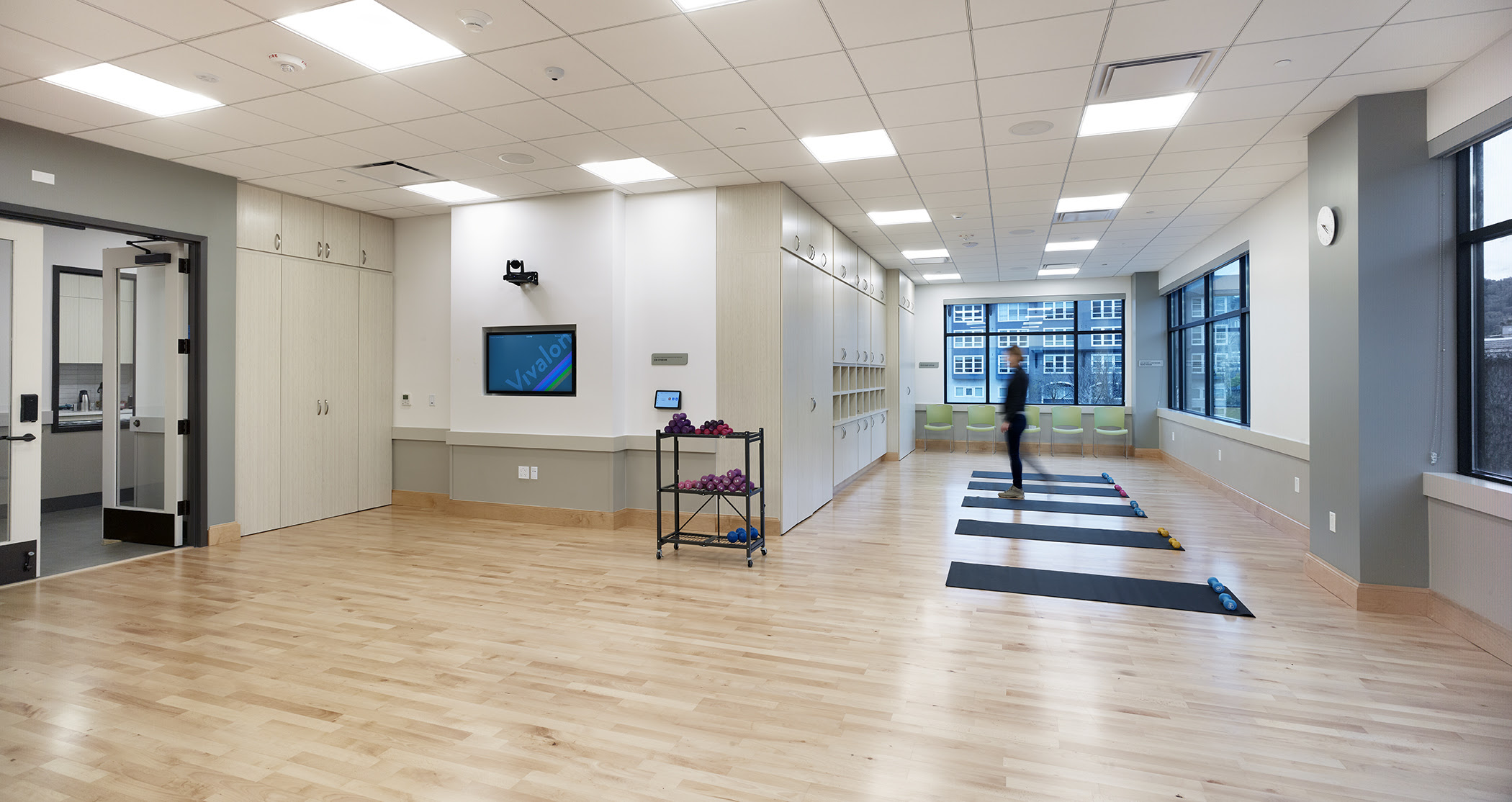 Senior living for healthy aging fitness room