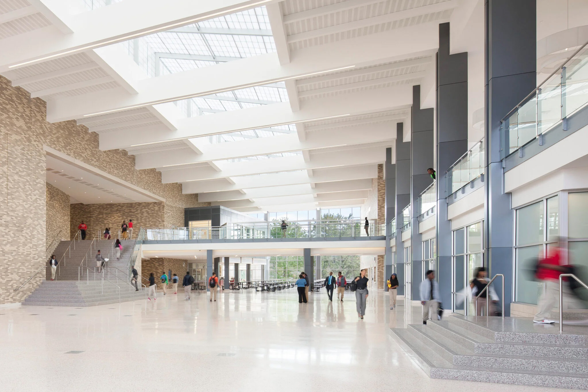 Bright Dunbar Senior high School atrium