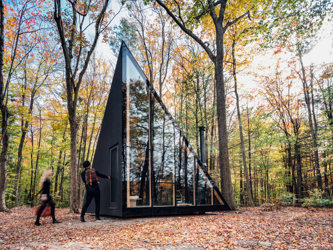 Klein A45, Catskill Mountains, New York, by Bjarke Ingels Group. Photo: Matthew Carbone