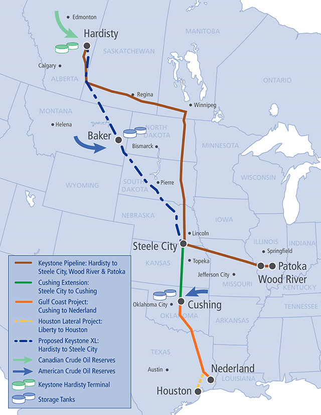 The Keystone XL Pipeline is a proposed 1,179 mile (1,897 km), 36-inch-diameter c