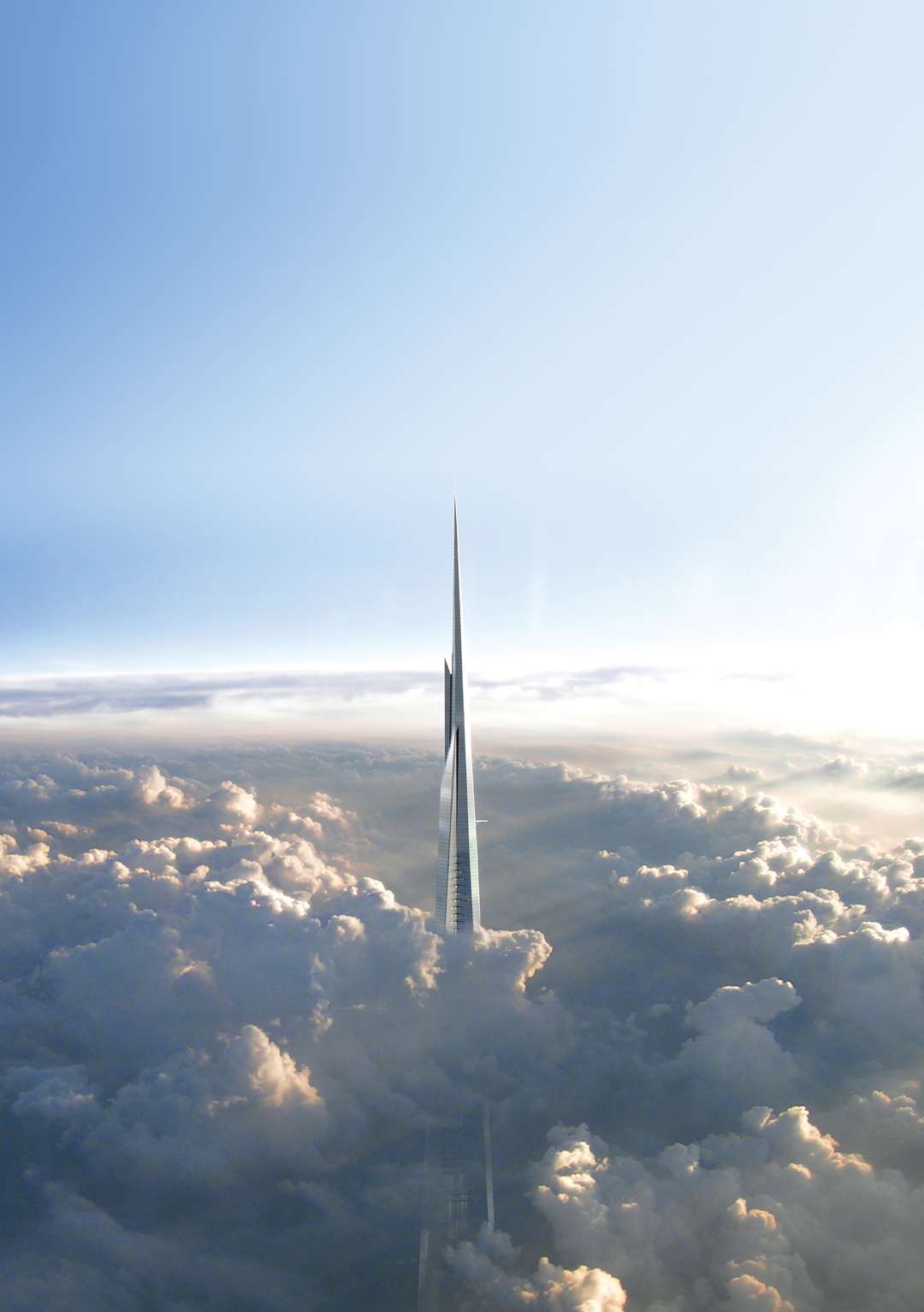 Kingdom Tower. Image courtesy of Adrian Smith + Gordon Gill.