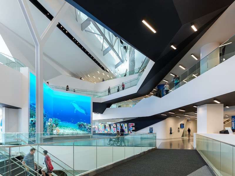 Stanley A. Milner Library interior renovation