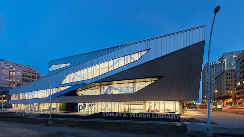 Stanley A. Milner Library exterior