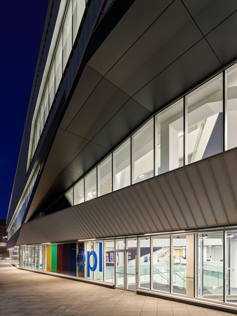 Stanley A. Milner Library exterior facade