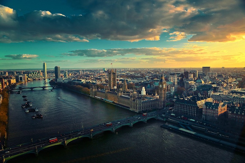 The River Thames in London