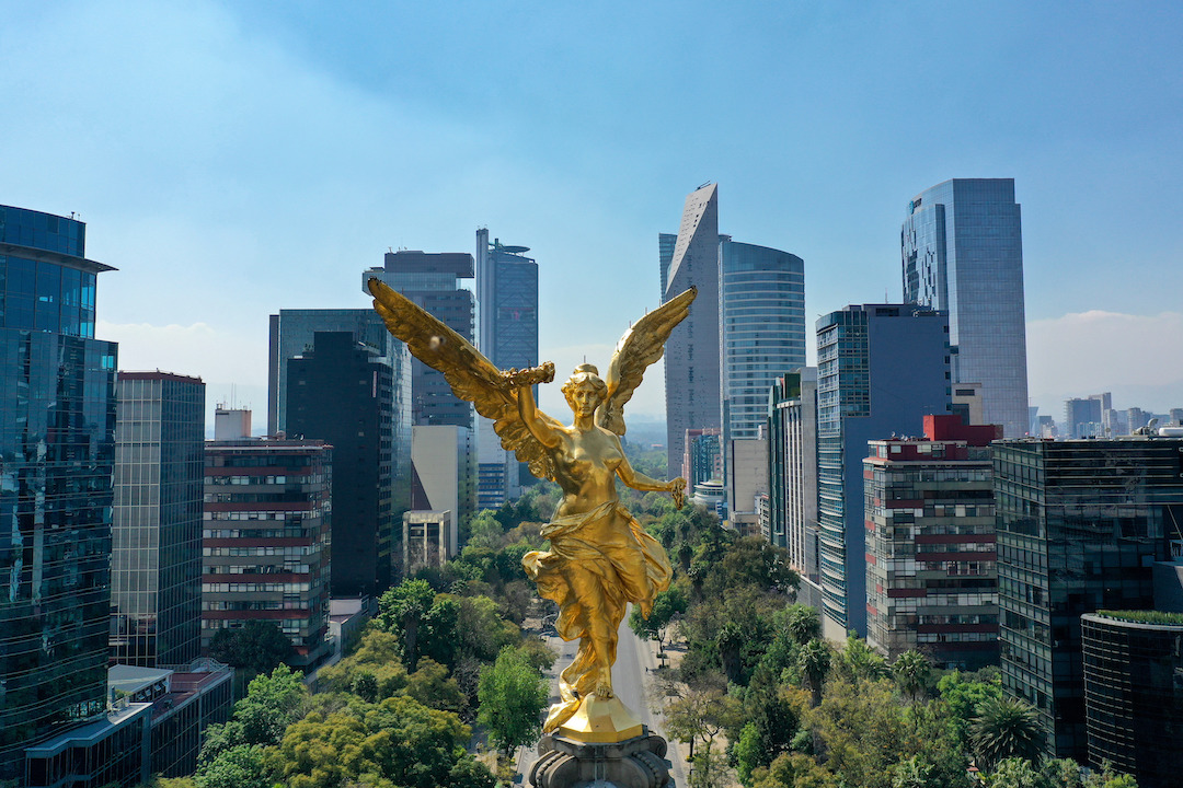 Mexico City angel de-la independencia