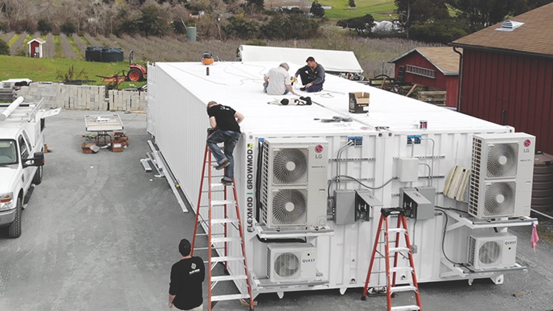 Modular construction of marijuana facility