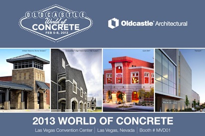 Oldcastle Architectural to exhibit at World of Concrete