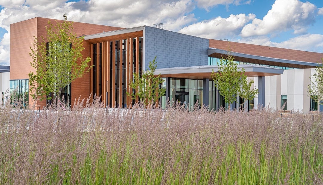 Orleans health hub and surrounding landscape